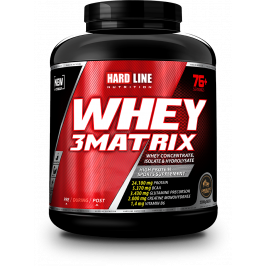 Hardline Whey 3Matrix 2300g Çikolata